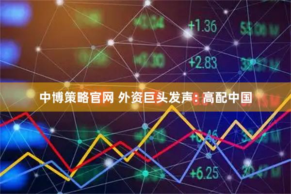 中博策略官网 外资巨头发声: 高配中国